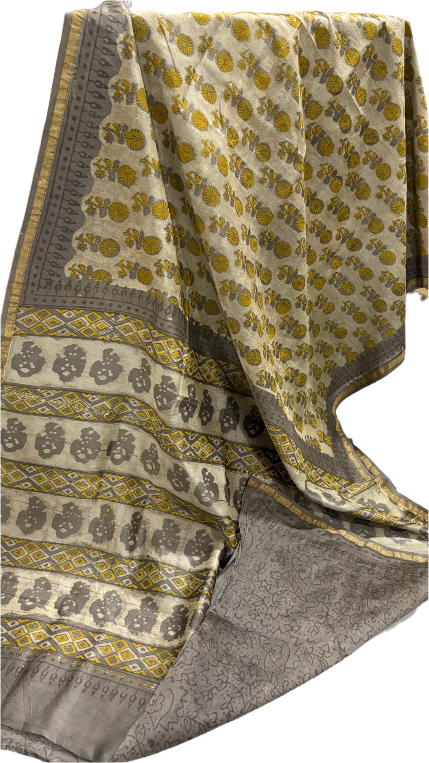 Mitti Loom Cotton Chanderi Sarees