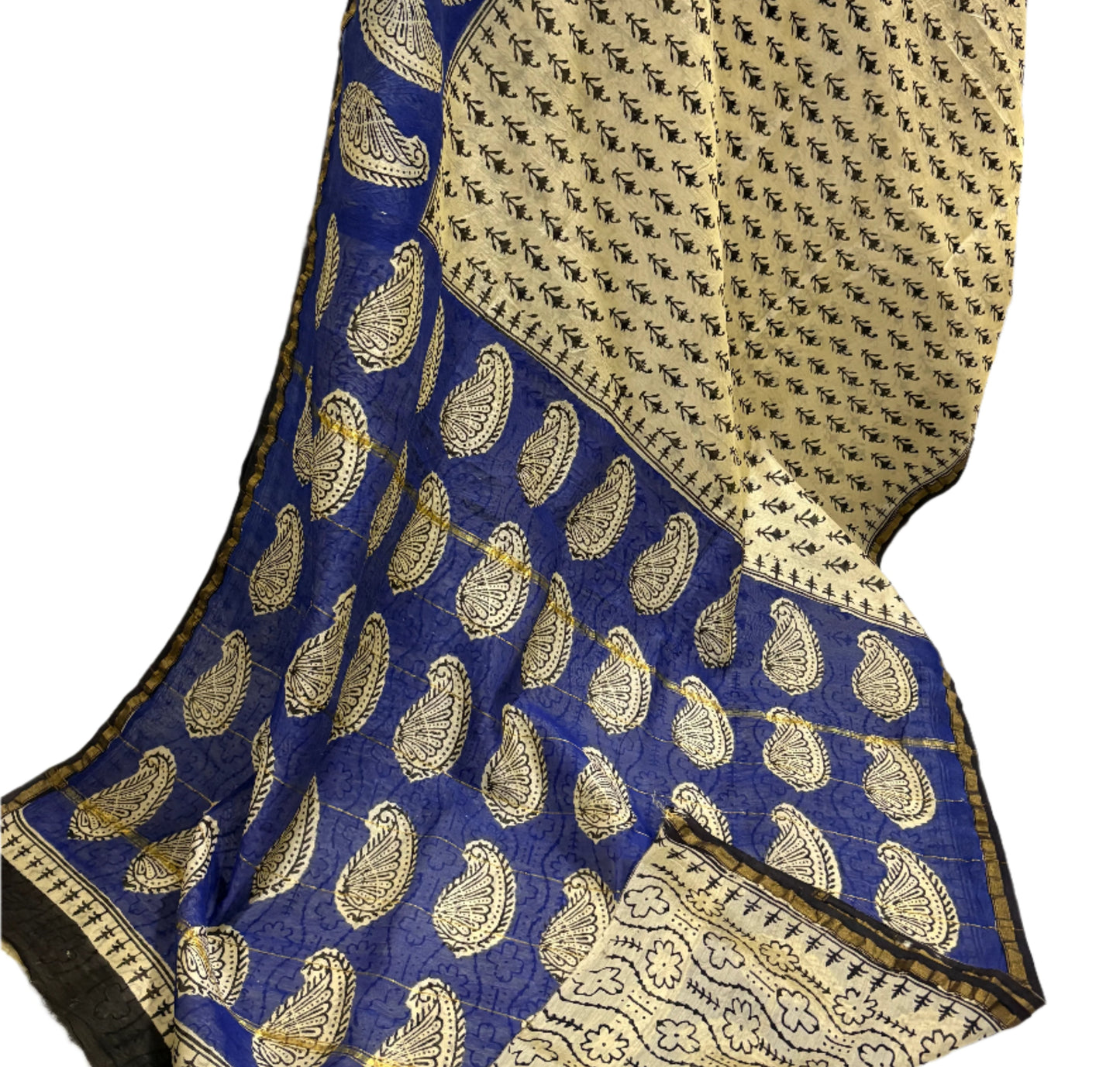 Mitti Loom Cotton Chanderi Sarees