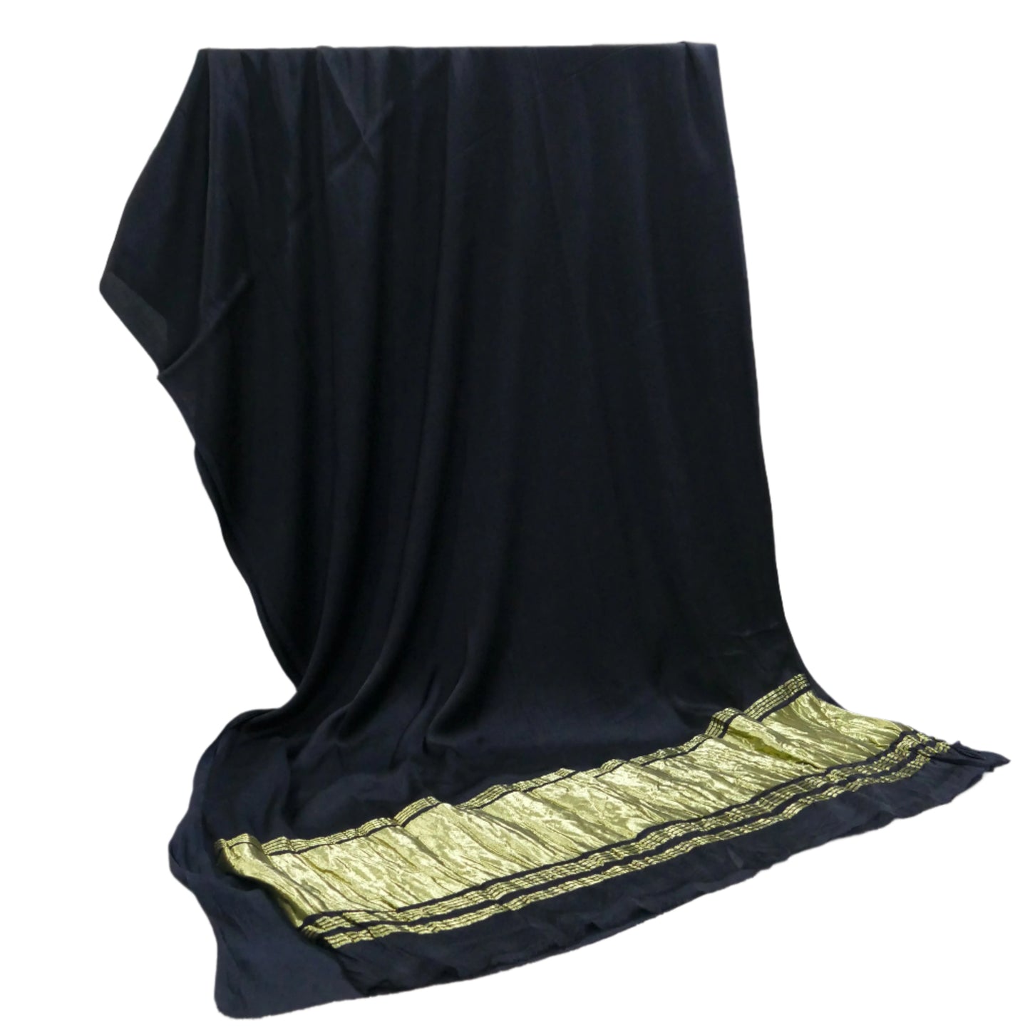 Plain Modal Silk Saree with Tissue Pallu